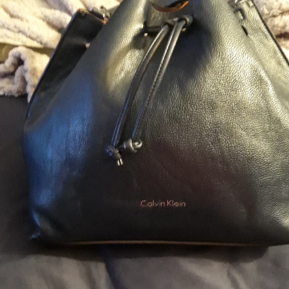 calvin klein drawstring bag